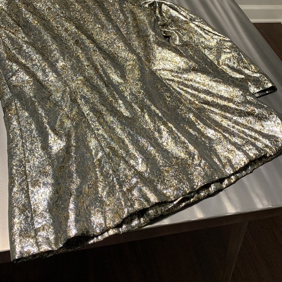 Vintage Silver & Gold Metallic Blazer Size M - Picture 11 of 12